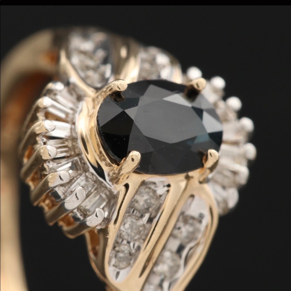 Diamond and Sapphire ring
